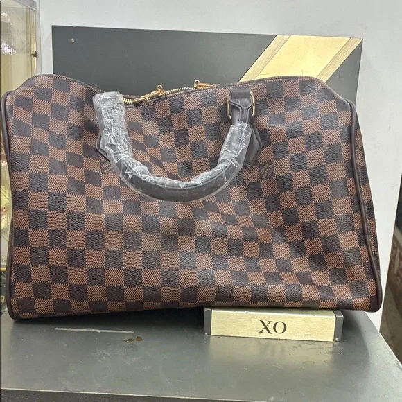 Checkered bag